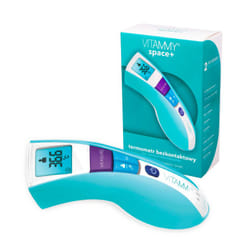 Vitammy Space+ Thermomètre à distance Turquoise, Blanc Front Boutons