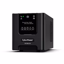 CyberPower PR750ELCDN, Interactivité de ligne, 7,5 kVA, 675 W, Sinusoïde pur, 150 V, 301 V