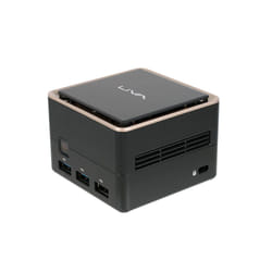 ECS LIVA Q3 Plus Mini PC AMD Ryzen Embedded V1000 V1605B 8Go 128Go eMMC Win10 Pro Noir