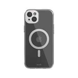 Coque telephone - bumper telephone Moshi iGlaze Magsafe Coque pour iPhone 15 Plus Argenté