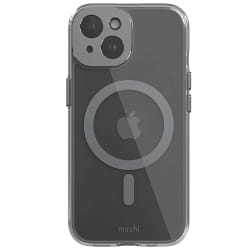 Moshi Coque pour Apple iPhone 15 MagSafe Anti-jaunissement Gris