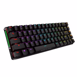 ASUS ROG Falchion, 65%, FR sans fil +USB, Clavier mécanique, QWERTZ, LED RGB, Noir