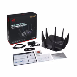 ASUS GT-AXE11000 routeur sans fil Gigabit Ethernet Tri-bande (2,4 GHz / 5 GHz / 6 GHz) Noir - Vue supplémentaire 5