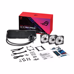 ASUS ROG STRIX LC II 360 ARGB système de refroidissement d'ordinateur Processeur Refroidisseur de liquide tout-en-un 12 cm Noir - Vue supplémentaire 2