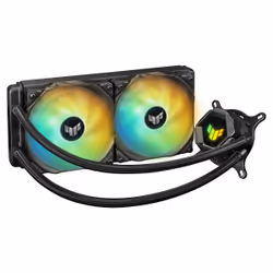 ASUS TUF-GAMING-LC-240-ARGB, Refroidisseur de liquide tout-en-un, 12 cm, 67 cfm, 113,8 m³/h, Noir