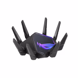 ASUS ROG Rapture GT-AXE16000, Wi-Fi 6E (802.11ax), Tri-bande (2,4 GHz / 5 GHz / 6 GHz), Ethernet/LAN, Noir, Routeur