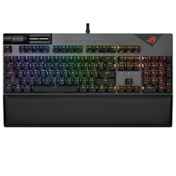 ASUS ROG Strix Flare II clavier USB AZERTY Français Noir, Gris