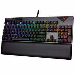 ASUS ROG Strix Flare II clavier USB AZERTY Français Noir, Gris