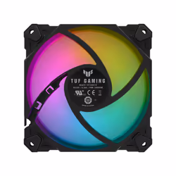ASUS TUF Gaming TF120 ARGB Fan - Triple Fan Kit with ARGB Controller Boitier PC Refroidisseur d'air 12 cm Noir - Vue supplémentaire 4