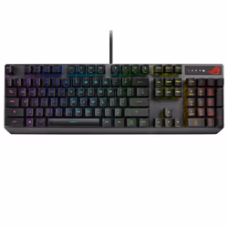 ASUS ROG Strix SCOPE RX, Taille réelle (100 %), USB, Clavier mécanique, QWERTY, LED RGB, Noir