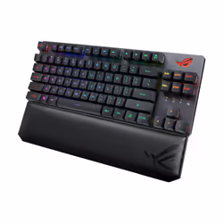 ASUS ROG Strix Scope RX TKL Wireless Deluxe clavier USB + RF Wireless + Bluetooth AZERTY Français Noir - Vue supplémentaire 10