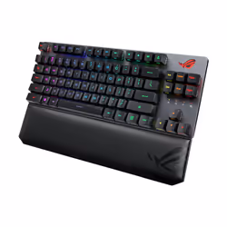 ASUS ROG Strix Scope RX TKL Wireless Deluxe clavier USB + RF Wireless + Bluetooth AZERTY Français Noir - Vue supplémentaire 4
