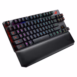 ASUS ROG Strix Scope RX TKL Wireless Deluxe clavier USB + RF Wireless + Bluetooth AZERTY Français Noir - Vue supplémentaire 5