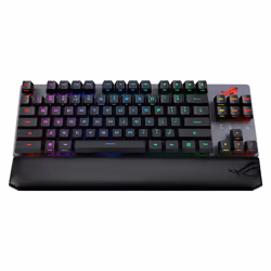 ASUS ROG Strix Scope RX TKL Wireless Deluxe clavier USB + RF Wireless + Bluetooth AZERTY Français Noir - Vue supplémentaire 6