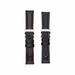 ASUS VivoWatch Strap (HC-S02), Collier, Smartwatch, Noir, Blanc, ASUS, VivoWatch, Cuir