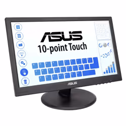 ASUS VT168HR écran plat de PC 15.6" WXGA LED Écran tactile Noir