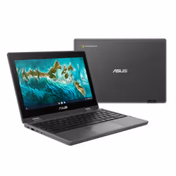 ASUS Chromebook CR1100FKA-BP0069, Intel® Celeron® N, 1,1 GHz, 29,5 cm (11.6"), 1366 x 768 pixels, 4 Go, 64 Go