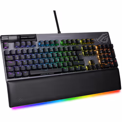 ASUS ROG Strix Flare II Animate clavier USB QWERTZ Allemand Noir