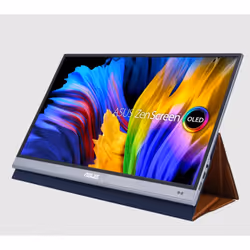 ASUS ZenScreen OLED MQ16AH, 39,6 cm (15.6"), 1920 x 1080 pixels, Full HD, OLED, 1 ms, Gris