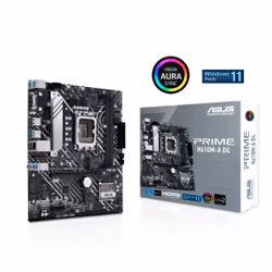 ASUS PRIME H610M-A D4, Intel, LGA 1700, Intel® Celeron®, Intel® Core™ i3, Intel® Core™ i5, Intel® Core™ i7, Intel® Core™ i9,. ...