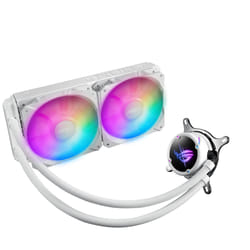 ASUS ROG STRIX LC II 240 ARGB White Edition Processeur Refroidisseur de liquide tout-en-un 12 cm Blanc 1 pièce(s)