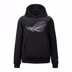 ASUS ROG Gravity Hoodie, Adulte, Sweat à capuche, Noir, Medium, Manches longues, Dos