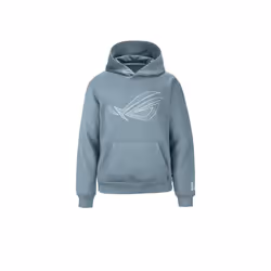 ASUS ROG Gravity Hoodie, Adulte, Sweat à capuche, Gris, Medium, Manches longues, Blue Grey
