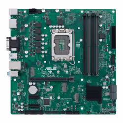ASUS Pro B660M-C-CSM, Intel, LGA 1700, Intel® Celeron®, Intel® Core™ i3, Intel® Core™ i5, Intel® Core™ i7, Intel® Core™ i9,.. ...