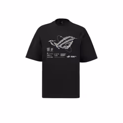 ASUS ROG PixelVerse, Tee-shirt, Adulte, Mâle, Noir, L, SML