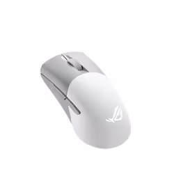 ASUS ROG Keris Wireless AimPoint, Droitier, Optique, RF Wireless + Bluetooth + USB Type-C, 36000 DPI, Blanc