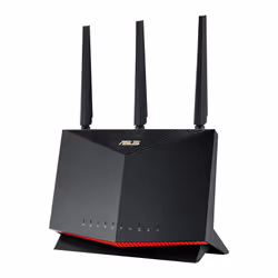 ASUS RT-AX86U Pro, Wi-Fi 6 (802.11ax), Bi-bande (2,4 GHz / 5 GHz), Ethernet/LAN, Noir, Routeur