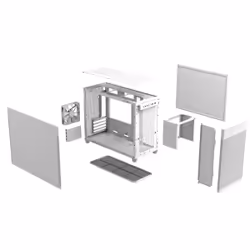 ASUS Prime AP201 MicroATX Mini Tower Blanc - Vue supplémentaire 10