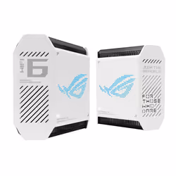 ASUS ROG Rapture GT6 (W-2-PK), Blanc, Interne, Routeur maillé, Énergie, 538,8 m², Tri-bande (2,4 GHz / 5 GHz / 5 GHz)