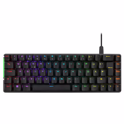 ASUS ROG Falchion Ace, 65%, USB, Clavier mécanique, QWERTY, LED RGB, Noir