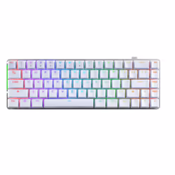 ASUS ROG Falchion Ace, 60%, USB, Clavier mécanique, QWERTY, LED RGB, Blanc
