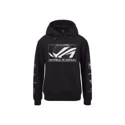 ASUS ROG Cosmic Lit, Adulte, Mâle, Sweat à capuche, Noir, XL, SML