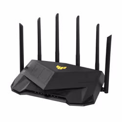 ASUS TUF Gaming AX6000, Wi-Fi 6 (802.11ax), Bi-bande (2,4 GHz / 5 GHz), Ethernet/LAN, Noir, Routeur