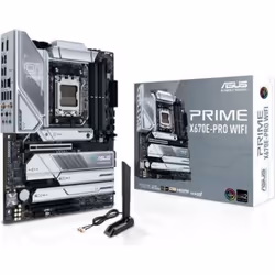 ASUS PRIME X670E-PRO WIFI, AMD, Emplacement AM5, DDR5-SDRAM, 128 Go, DIMM, Double canal