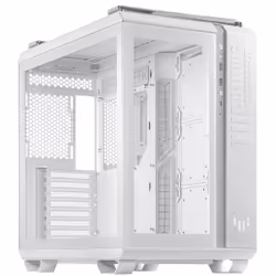 ASUS TUF Gaming GT502, Midi Tower, PC, Blanc, ATX, micro ATX, Mini-ITX, Jouer, 16,3 cm