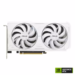 ASUS Dual -RTX3060TI-O8GD6X-WHITE, GeForce RTX 3060 Ti, 8 Go, GDDR6X, 256 bit, 7680 x 4320 pixels, PCI Express 4.0