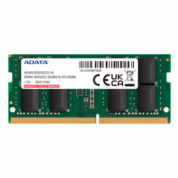 ADATA AD4S320016G22-DTGN, 32 Go, 2 x 16 Go, DDR4, 3200 MHz, 260-pin SO-DIMM