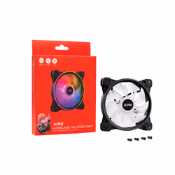 XPG Hurricane 140 ARGB PWM Processeur Refroidisseur de liquide tout-en-un 14 cm Noir - Vue supplémentaire 5