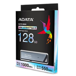 ADATA UE800 lecteur USB flash 128 Go USB Type-C 3.2 Gen 2 (3.1 Gen 2) Argent