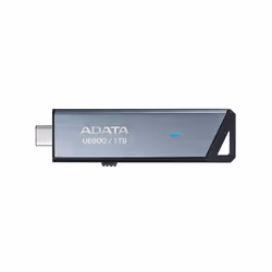 ADATA UE800, 1 To, USB Type-C, 3.2 Gen 2 (3.1 Gen 2), 1000 Mo/s, Slide, Argent