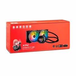 ADATA LEVANTE X 240 Processeur Refroidisseur de liquide tout-en-un 12 cm Noir - Vue supplémentaire 4
