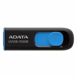 ADATA UV128, 512 Go, USB Type-A, 3.2 Gen 1 (3.1 Gen 1), 100 Mo/s, Slide, Noir, Bleu