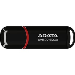 ADATA UV150 lecteur USB flash 512 Go USB Type-A 3.2 Gen 1 (3.1 Gen 1) Noir, Rouge