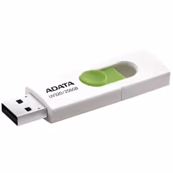 ADATA UV320 lecteur USB flash 256 Go USB Type-A 3.2 Gen 1 (3.1 Gen 1) Vert, Blanc