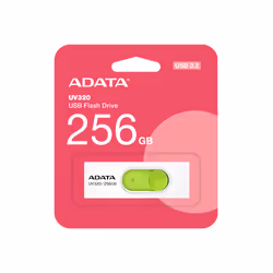 ADATA UV320 lecteur USB flash 256 Go USB Type-A 3.2 Gen 1 (3.1 Gen 1) Vert, Blanc