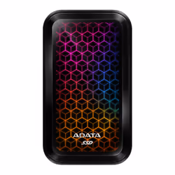ADATA SE770G, 2 To, USB Type-C, 3.2 Gen 2 (3.1 Gen 2), 1000 Mo/s, 10 Gbit/s, Noir